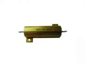 Golden Aluminum Encased Wirewound Resistor (RHA)