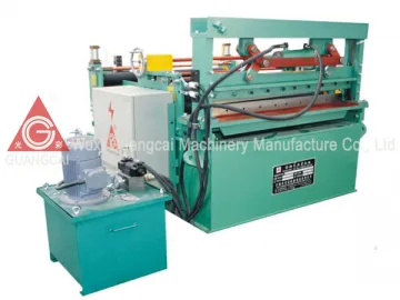 Steel Sheet Straightening and Cutting Machine