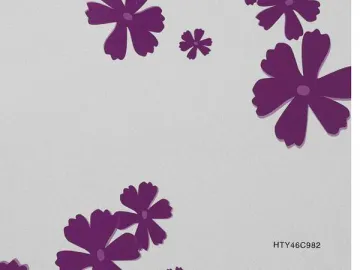 Purple Flower Printing High Gloss Film