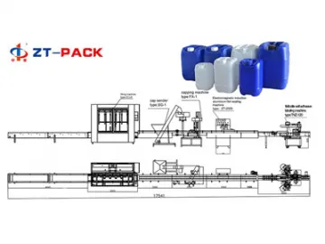 4L-30L Drum Gallons Edible Oil Filling Line