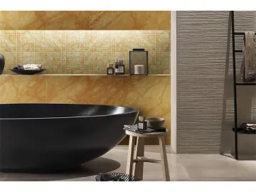 Giallo Siena Marble Tile  (Porcelain Wall Tiles, Floor Tiles, Porcelain Indoor Tile, Outdoor Tile)