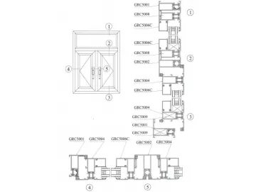 Series 50(GRC50) Hinged Window