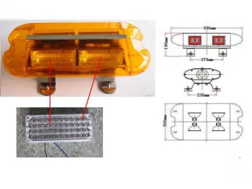 24W Mini Strobe Light Bar