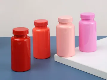 Plastic Packer Bottle (Shades of Red &amp; Pink), SP-1003