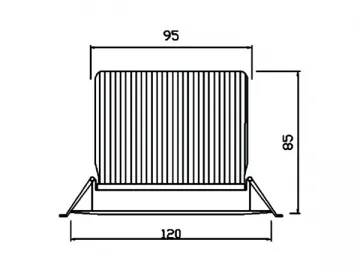 DL44120 COB LED Downlight