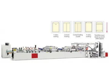 Heavy Duty Multifunctional Laminated Pouch Bag Making Machine, 600C CS