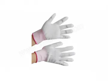 ES12201 Nylon glove PU fingertip coating ES12201 PU涂指手套