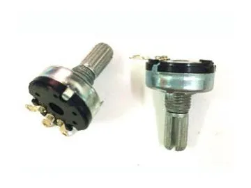 Metal 17mm 4K Rotary Carbon Film Potentiometer, RV17-20/13