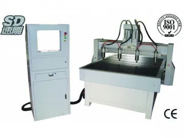 SD-1224 CNC Router with 4 heads for one column