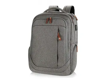 CBB4726-1 Business Laptop Backpack, 18.5" x 13.3" x 7.8" Backpack with USB Charger