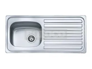 BL-928 Topmount Single Bowl Stainless Steel Kitchen Sink