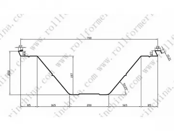 ABM Quick Span / K-Span Roll Forming Machine, CS-1000-700