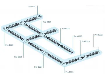 3 Wire Single Circuit Connector, Track Lighting Parts