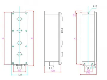 Marine Push Button Box