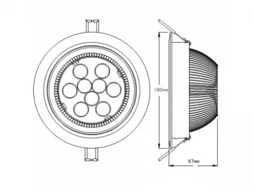 27W LED Ceiling Light