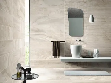 Beige and Grey Porcelain Tile