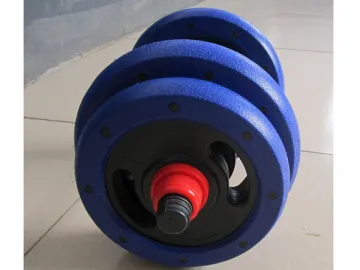 PVC Combined Iron Sand Filled Dumbbell