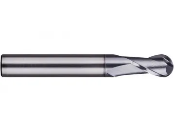 ES-B2  General Purpose End Mill for Stainless Steel Machining - Ball Nose - 2 Flutes