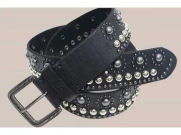 Studded Leather Belt, Rivet Belt