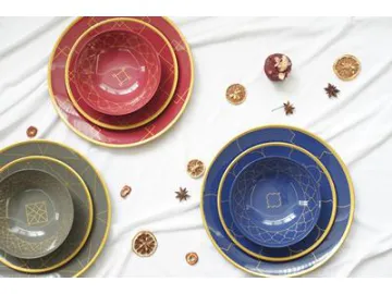 Elegant Geometric Dinnerware