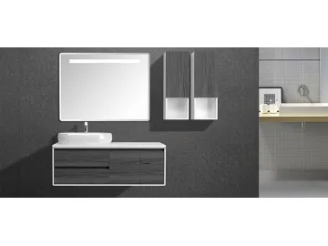 IL2606 Grey Bathroom Vanity Set with Mirror