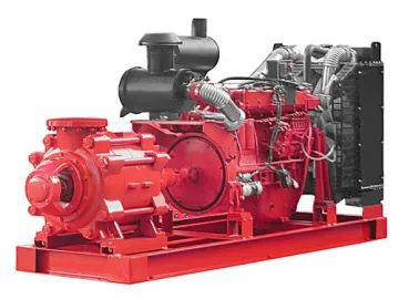 DD series Horizontal Multistage Diesel Fire Pump