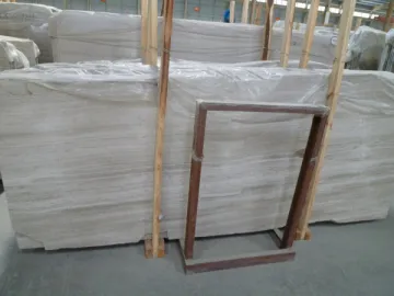 White Wood Vein Marble