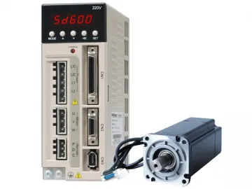 SD600 AC Servo Drive and Servo Motor