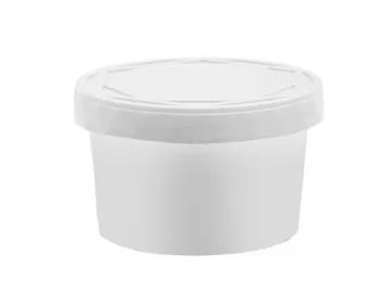 100ml IML Ice Cream Cup with Spoon and Lid, CX132