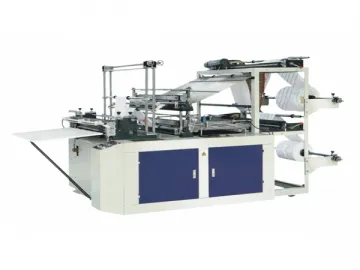 High Speed Double Line Cold Cutting Plastic Bag Making Machine