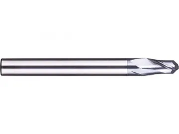 UC-BH2  General Purpose Solid Carbide End Mill - Ball Nose - 2 Flutes - Long Shank