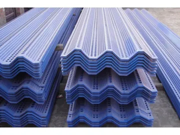 Windbreak / Corrugated Perforated Metal Panel