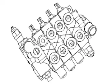 CDB2-F15 Sectional Multiple Directional Control Valve