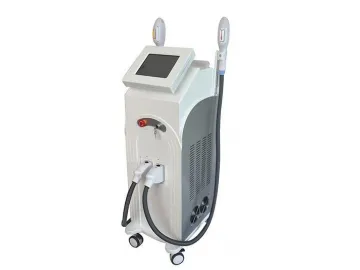 2 Heads IPL Laser Facial Machine for (wrinkle, scar, hair removal, even color, skin toning)