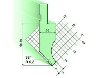 88°Punches/top-tools, Amada Press Brake Tooling