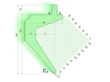 84° Punches/top-tools, Amada Press Brake Tooling