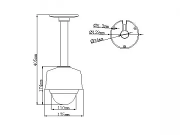 84H-10D Mini PTZ Dome Camera