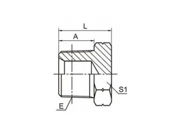 4T-SP BSPT Male Hose Plug