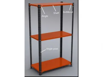 Slotted Angle Shelving Rack