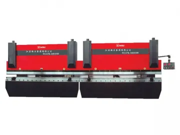 CNC Hydraulic Press Brake, WC67K Series Tandem Economic Type