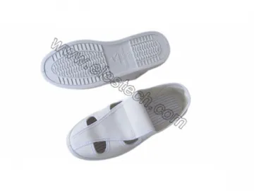 ES13102 ESD PVC shoes 防静电四孔PVC鞋