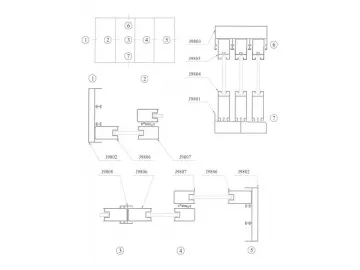 Series 100（J98）Tri-track Sliding Window