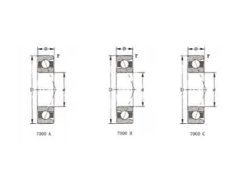 Angular Contact Ball Bearing, 7200AC Series Bearing