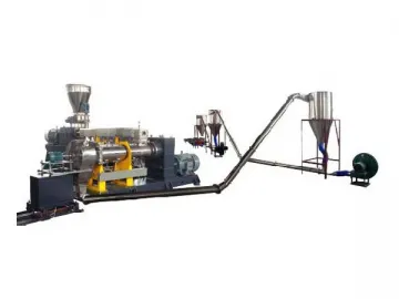 Air-Cooling Hot-Cutting Pelletizing Extrusion Line