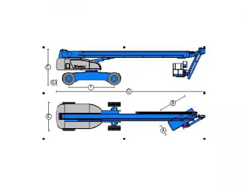 Telescopic Boom Lift GTBZ39, GTBZ42Z