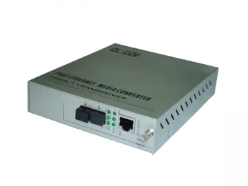 1000Mbps Gigabit Ethernet Single Fiber Media Converter, Internal Power Supply