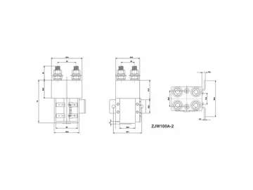 YF 100A-2 DC contactor