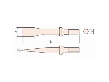 227 Non Sparking Pneumatic Chisel