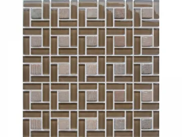 Crystal Mixed Stone Mosaic Tile (Loop Series)