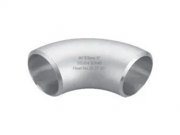 90° Long Radius Stainless Steel Elbow